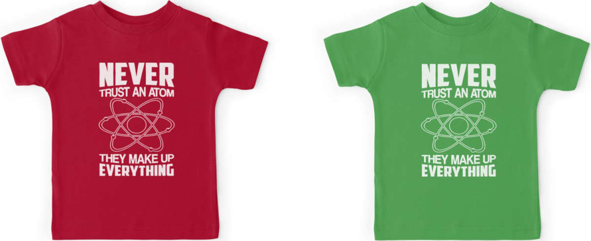 Kids Childrens Fe Man Science Iron Symbols Novelty Funny T-shirt 5-13 