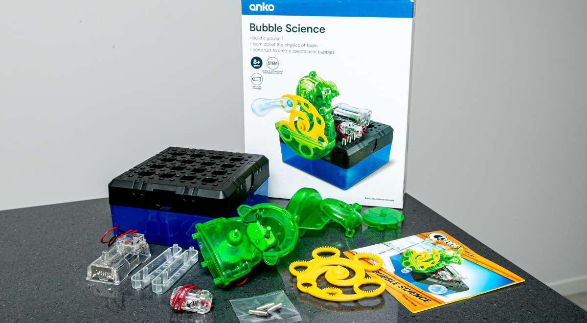 Kmart Bubble Science Open Box Contents